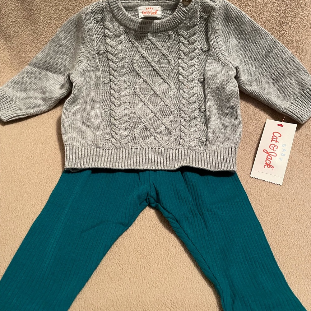 Boys sweater and pants outfit